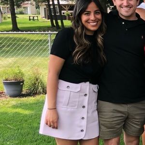 Lulus size M lavender skirt.